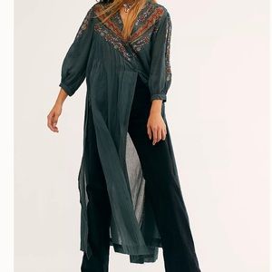 Free People Maxi Blouse